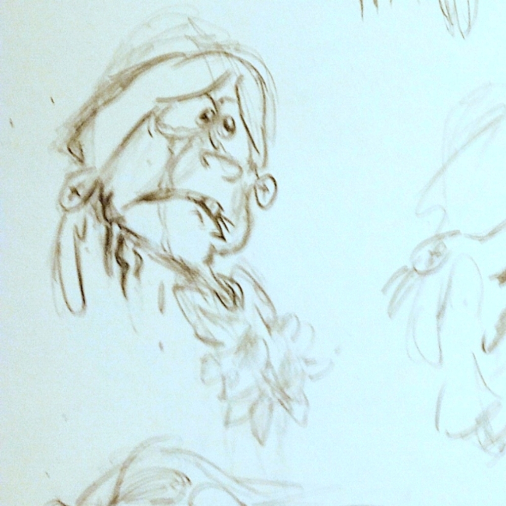 Ed Edd n Eddy "Crying Double Dee's No. 2" Drawings by Raven Molisee